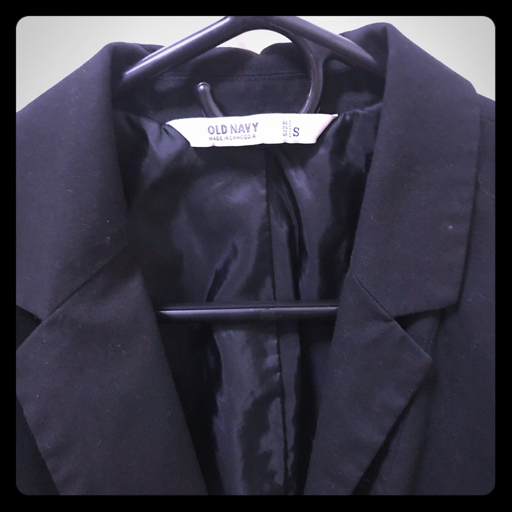 Black blazer.